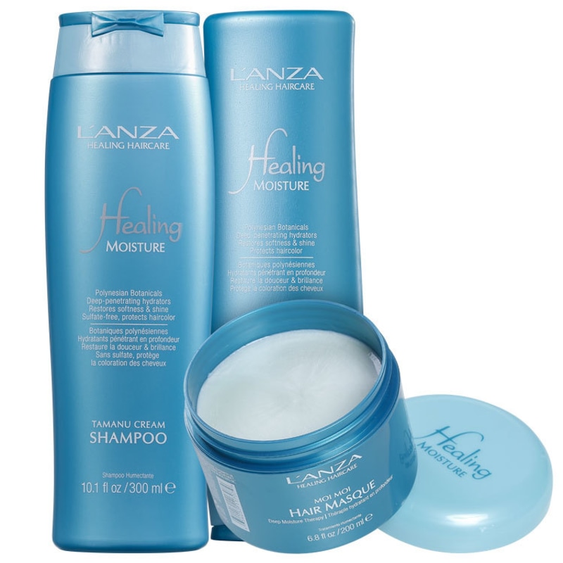 L'Anza Healing Moisture Moi Moi Kit (3 Produtos)
