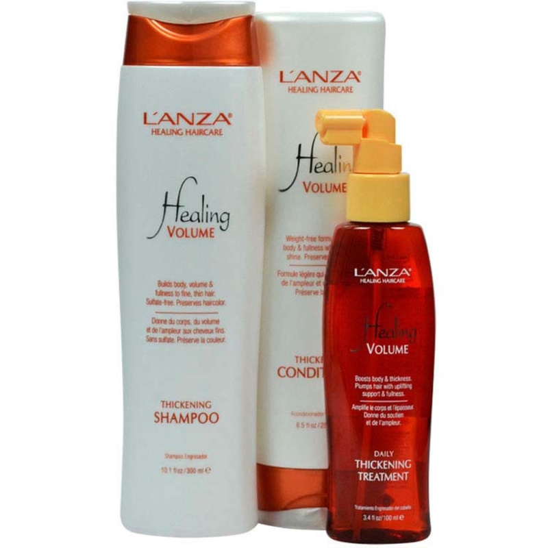 L'Anza Healing Volume Treatment Kit (3 Produtos)