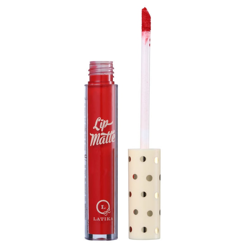 Latika Lip Vermelho Nº25 - Batom Líquido Matte 4ml