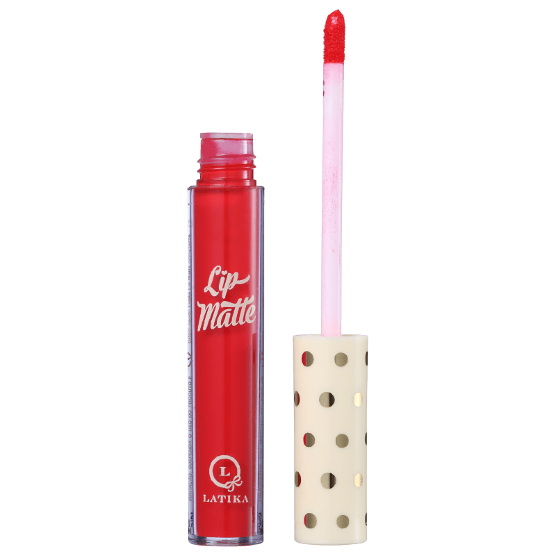 Latika Lip Vermelho Nº24 - Batom Líquido Matte 4ml