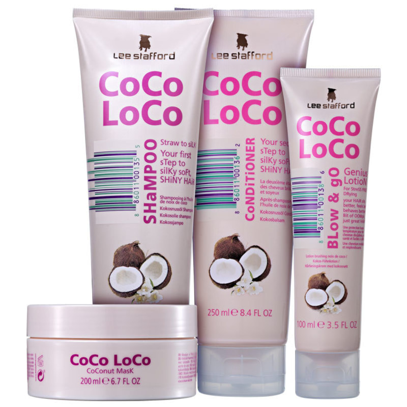 Lee Stafford Coco Loco Complete Kit (4 Produtos)