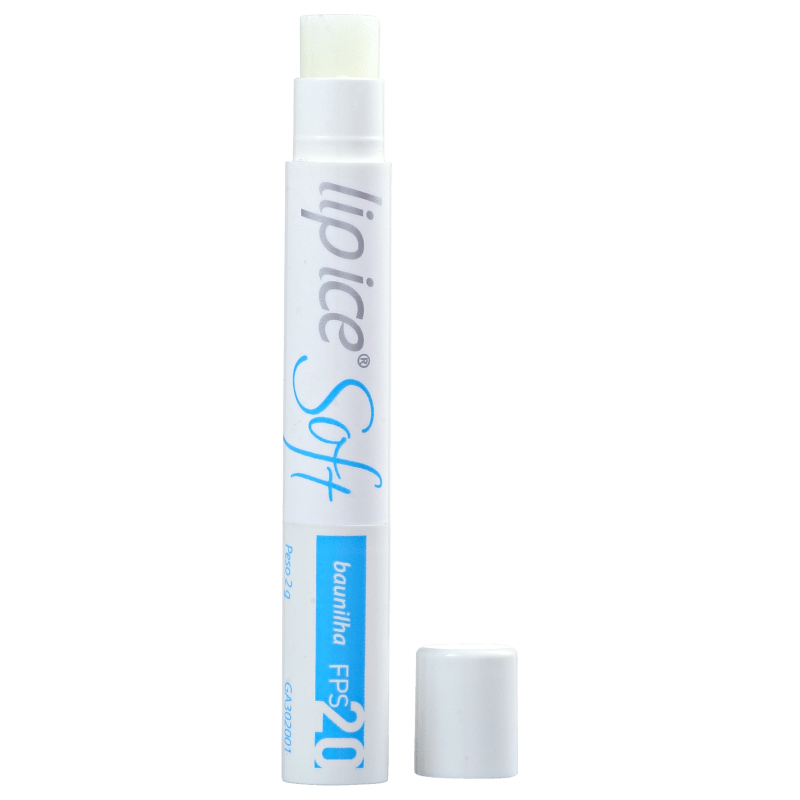 Lip Ice Soft Baunilha FPS 20 - Protetor Labial 2g