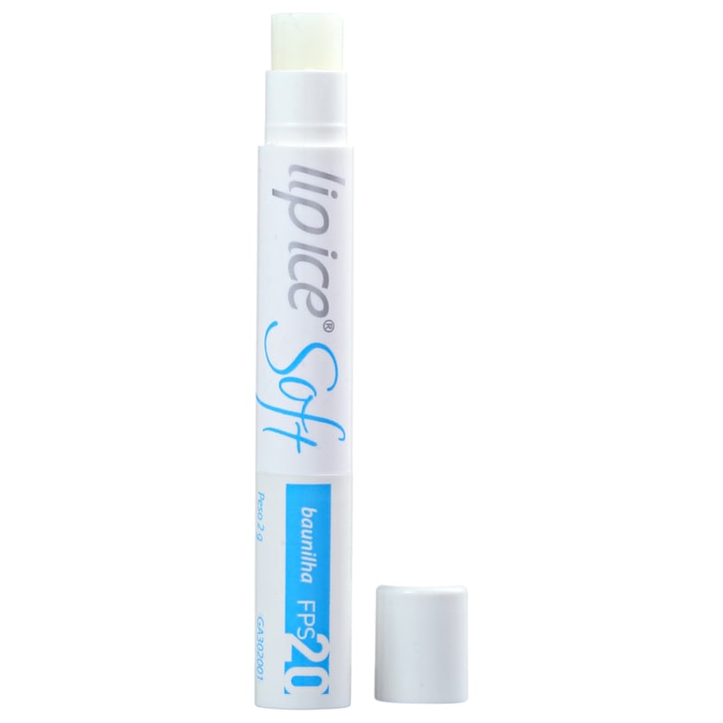 Lip Ice Soft Baunilha FPS 20 - Protetor Labial 2g