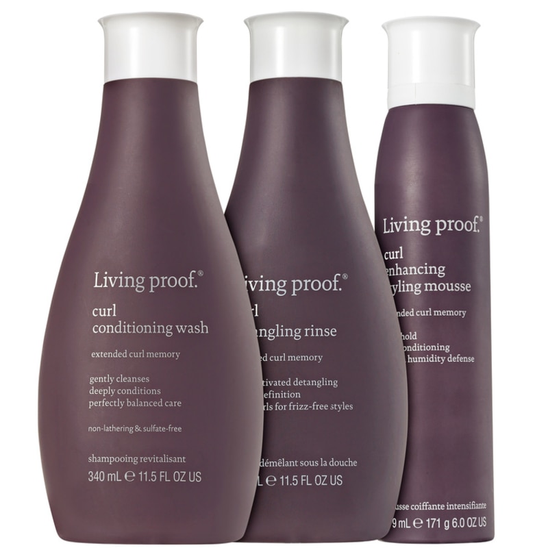 Living Proof Curl Mousse Kit (3 Produtos)