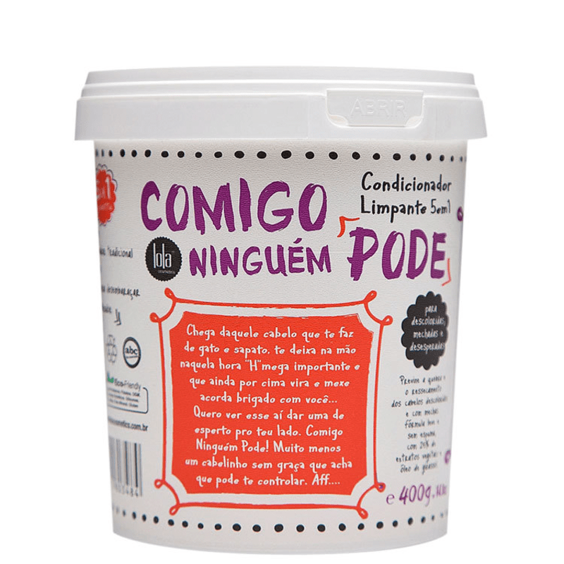 Lola Cosmetics Comigo Ninguém Pode Condicionador Limpante 5 em 1 - Condicionador 400ml