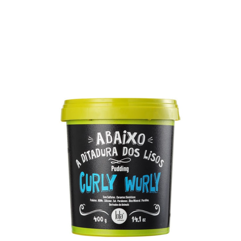 Lola Cosmetics Curly Wurly Pudding - Máscara sem Enxágue 400g