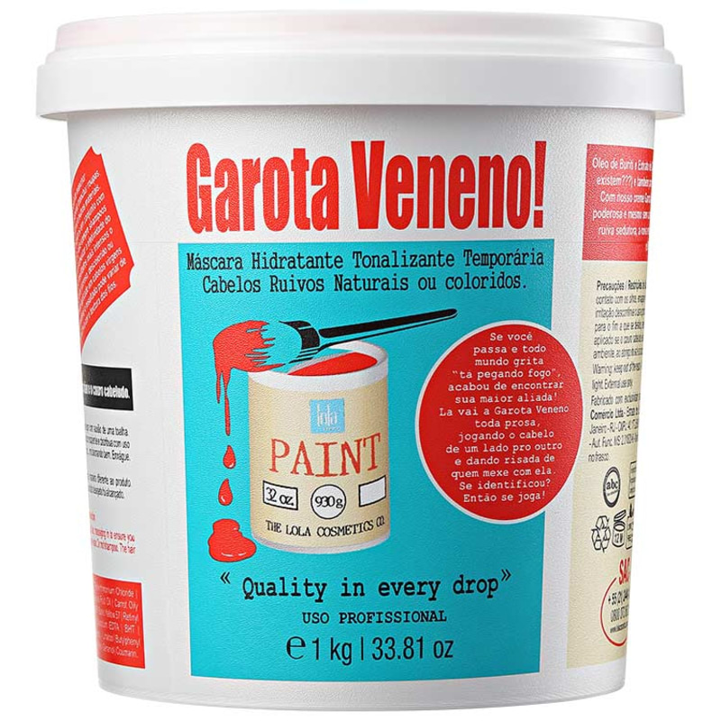 Lola Cosmetics Garota Veneno - Máscara Tonalizante 1kg