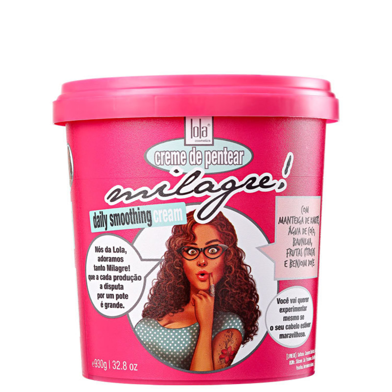 Lola Cosmetics Milagre - Creme de Pentear 930g