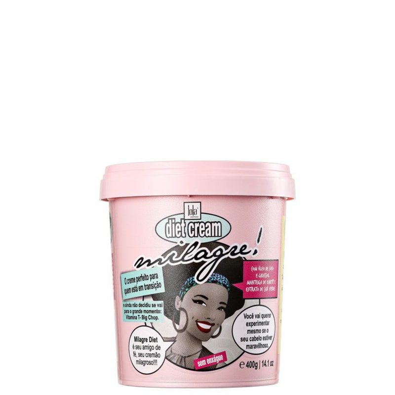 Lola Cosmetics Milagre Diet - Creme de Pentear 400g
