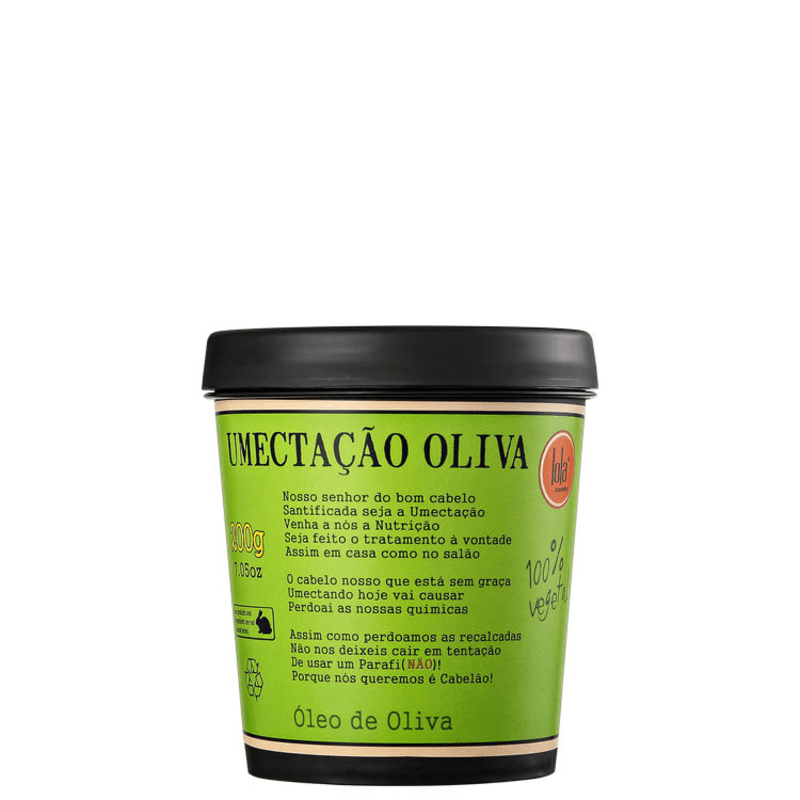 Lola Cosmetics Umectação Oliva - Máscara Umectante 200g