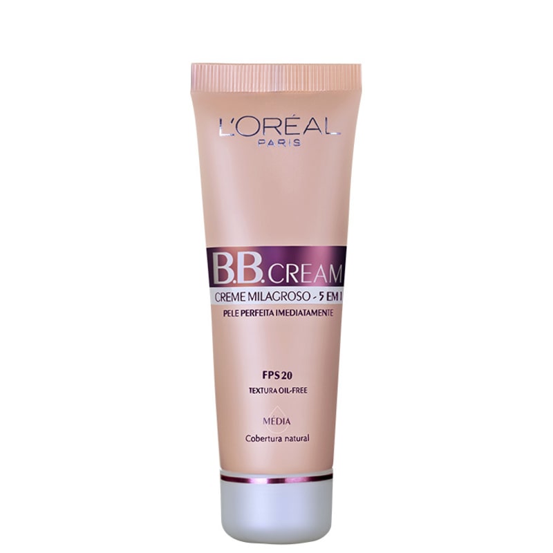 L'Oréal Paris Creme 5 em 1 FPS 20 Médio - BB Cream 50ml