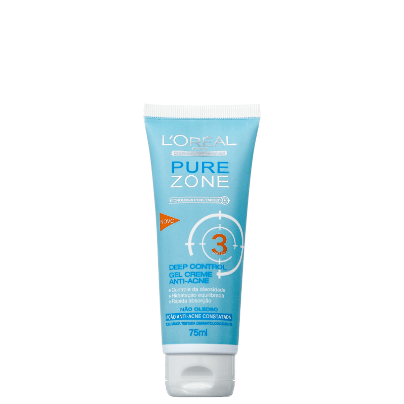 L'Oréal Paris Dermo-Expertise Pure Zone Deep Control - Hidratante Antiacne 75ml