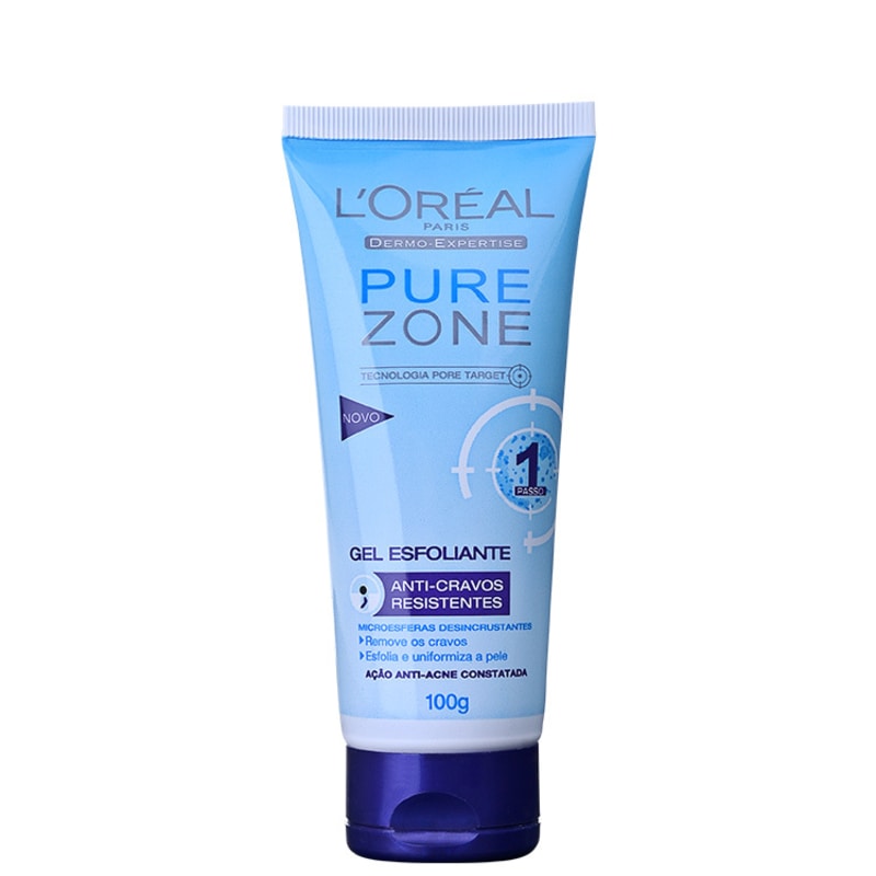 L’Oréal Paris Dermo-Expertise Pure Zone Anti-Cravos Resistentes – Gel Esfoliante 100g
