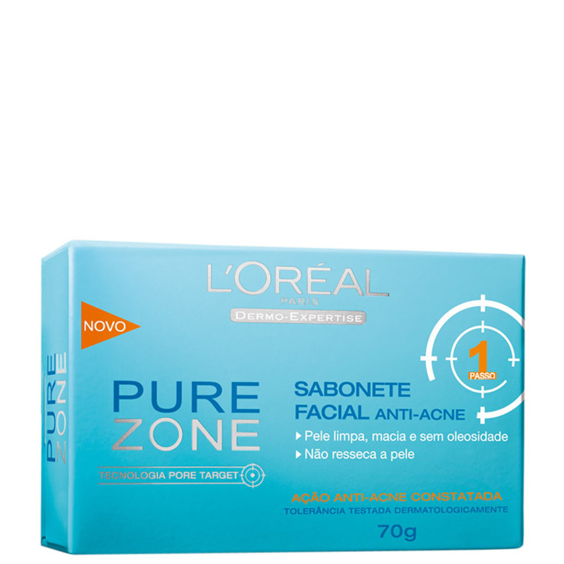 L’Oréal Paris Dermo-Expertise Pure Zone Facial Anti-Acne – Sabonete 70g