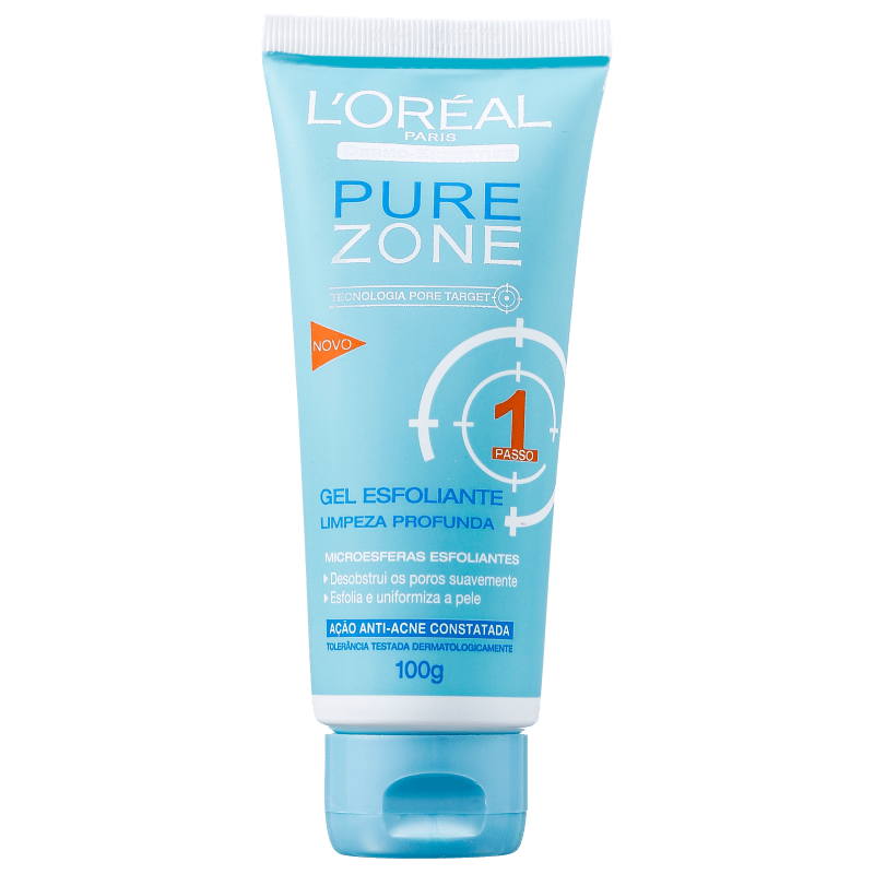 L'Oréal Paris Pure Zone Limpeza Profunda - Gel Esfoliante Facial 100g