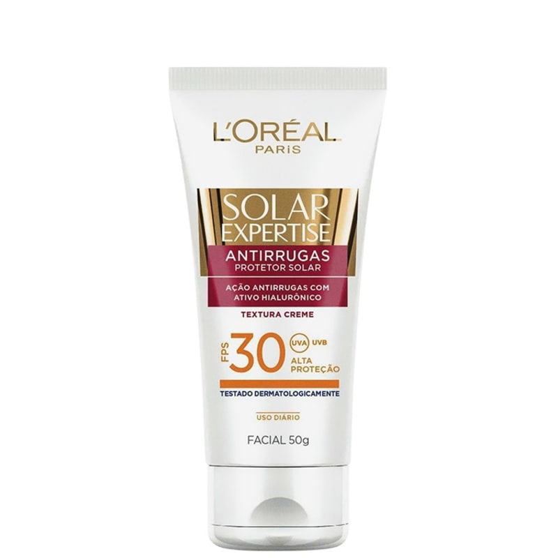 L'Oréal Paris Solar Expertise Bloqueador Solar Antirrguas FPS 30 - Protetor Solar Facial 50g