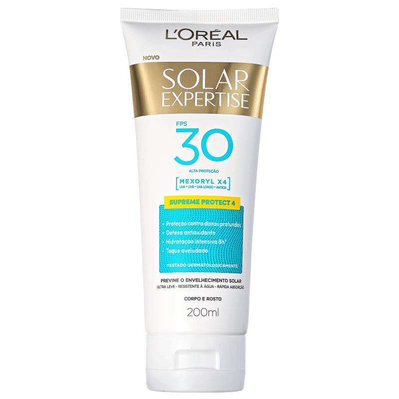 L'Oréal Paris Solar Expertise Supreme Protect 4 FPS 30 - Protetor Solar Facial 200ml