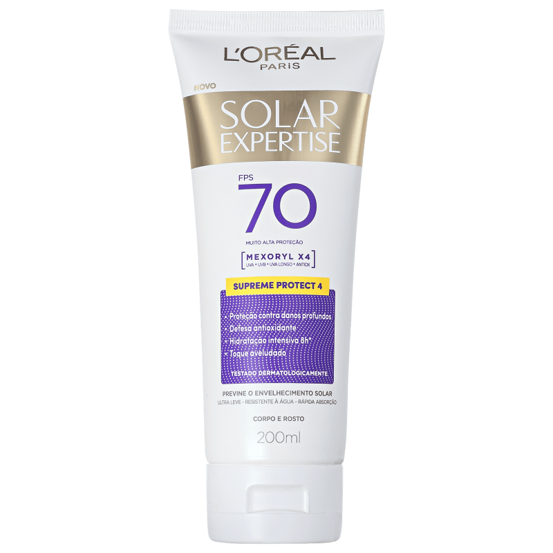 L'Oréal Paris Solar Expertise Supreme Protect 4 FPS 70 - Protetor Solar Facial 200ml