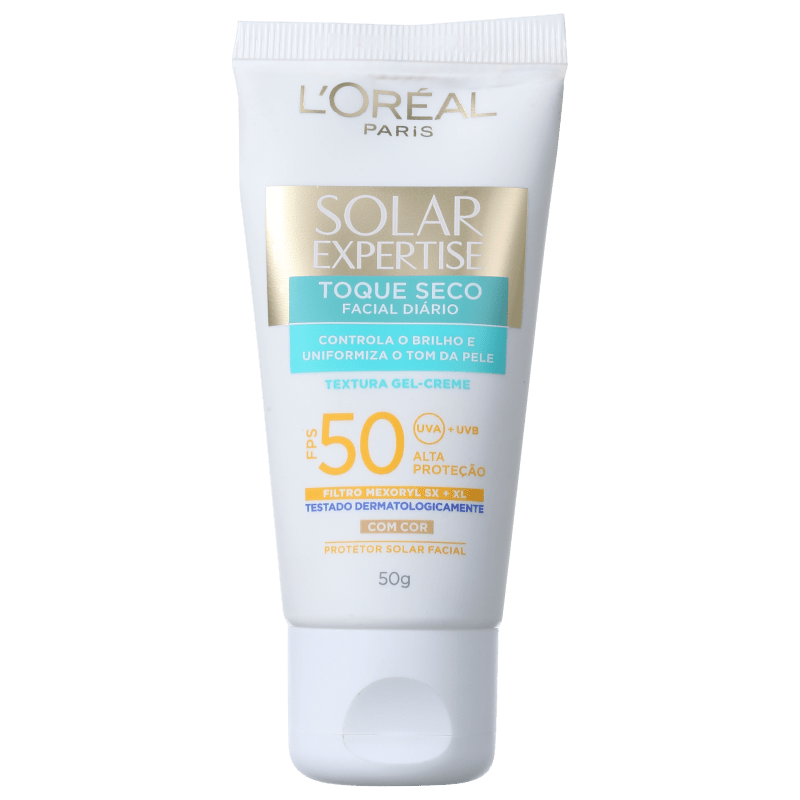 L'Oréal Paris Solar Expertise Toque Seco FPS 50 - Protetor Solar com Cor 50g