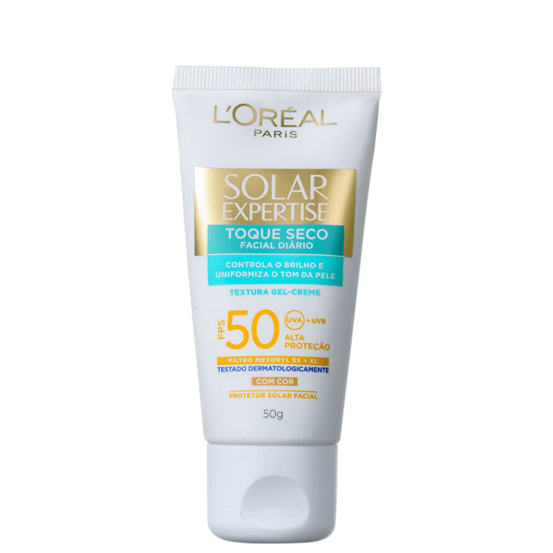 L'Oréal Paris Solar Expertise Toque Seco FPS 50 - Protetor Solar com Cor 50g