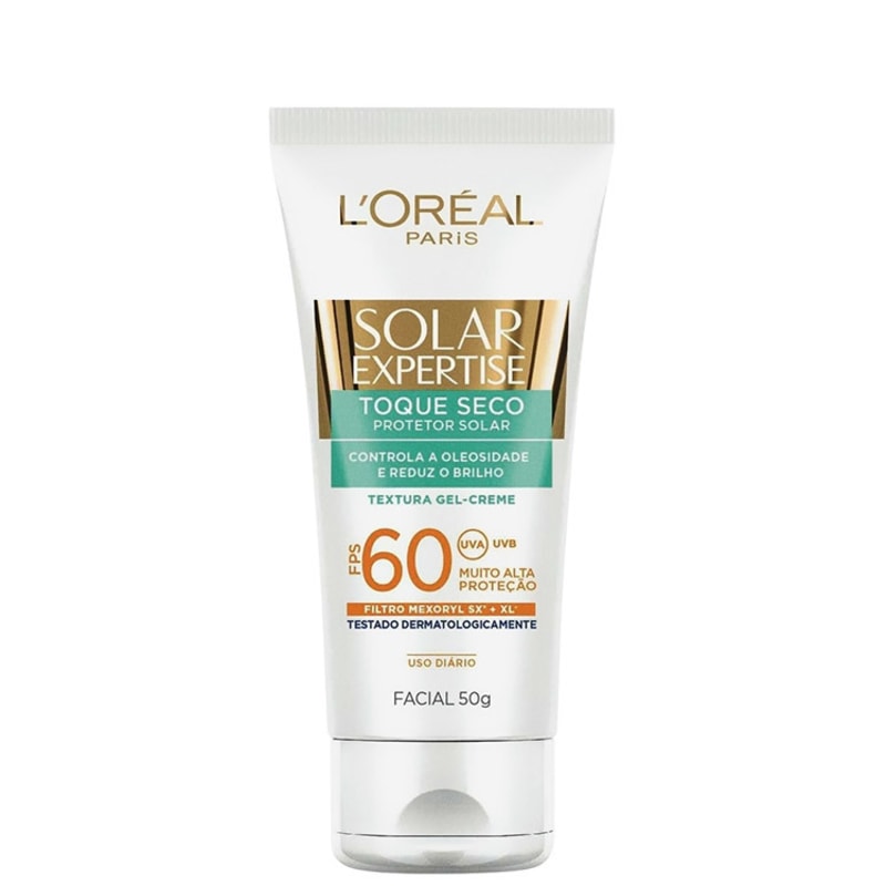L'Oréal Paris Solar Expertise Toque Seco FPS 60 - Protetor Solar Facial 50g