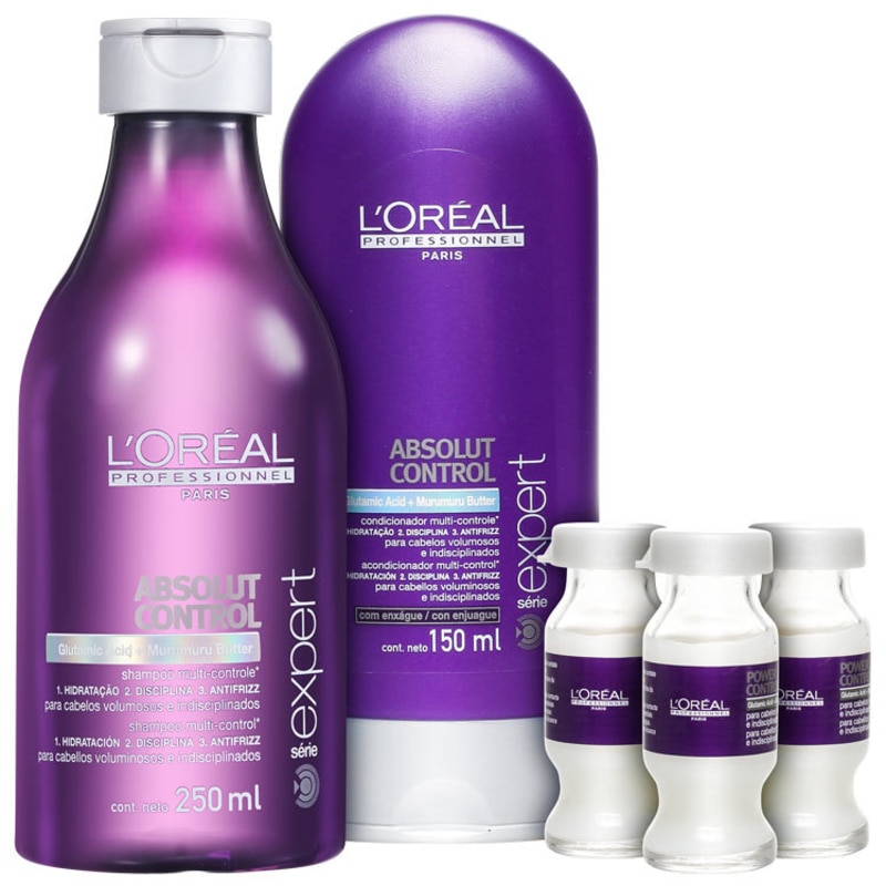 L'Oréal Professionnel Absolut Control Treatment Kit (3 Produtos)