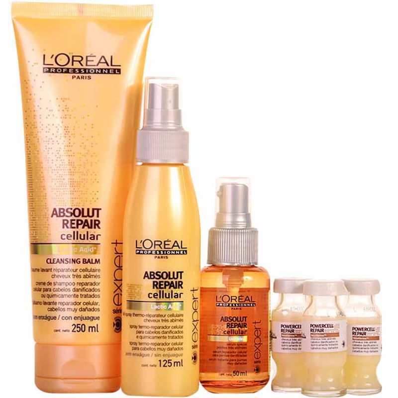 L'Oréal Professionnel Absolut Repair Cauterização Cellular a Frio Kit (4 Produtos)