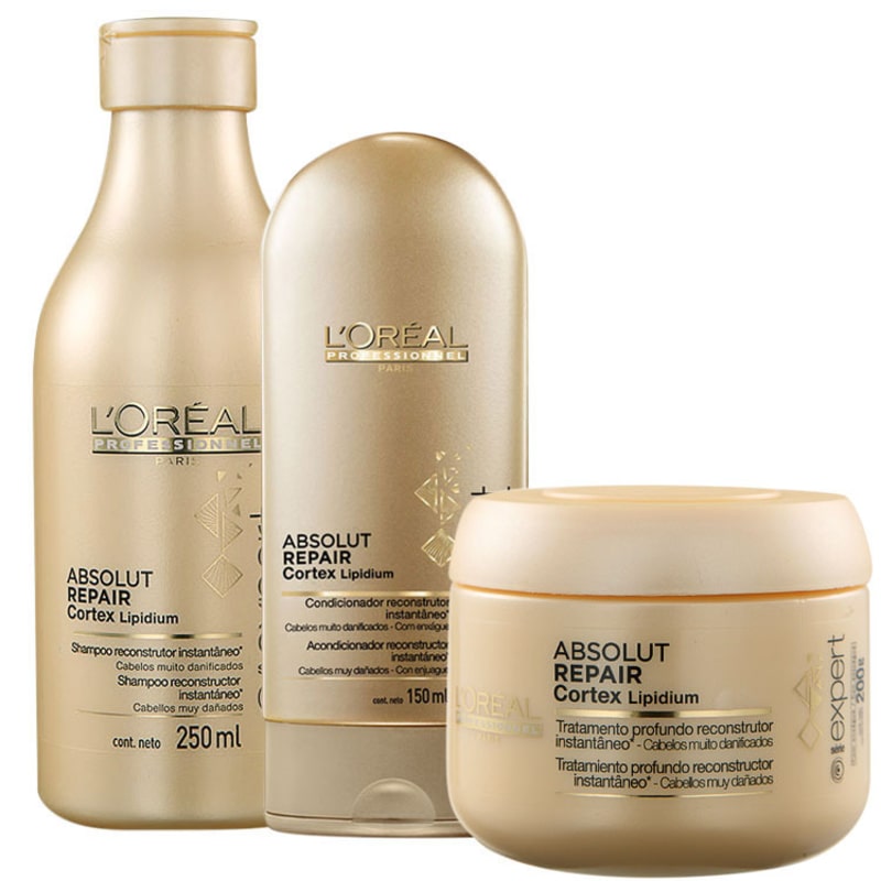 L'Oréal Professionnel Absolut Repair Cortex Lipidium Kit (3 Produtos)