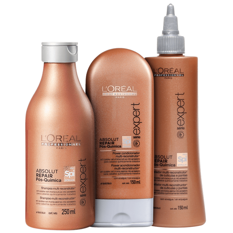 L'Oréal Professionnel Absolut Repair Pós-Química Reconstrução e Proteção Kit (3 Produtos)