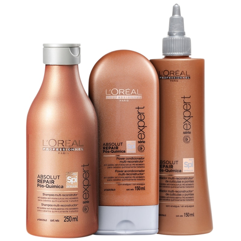 L'Oréal Professionnel Absolut Repair Pós-Química Reconstrução e Proteção Kit (3 Produtos)
