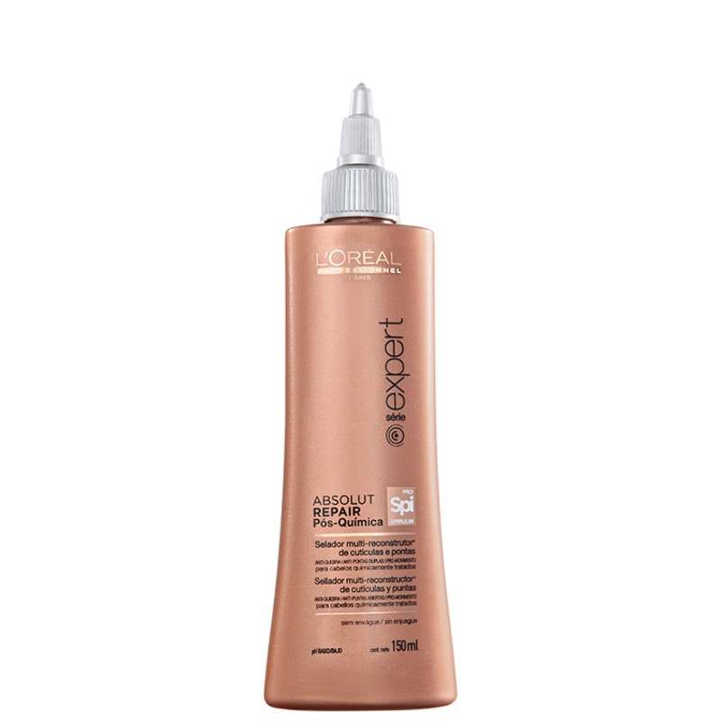 L'Oréal Professionnel Absolut Repair Pós-Química Selador Multi-reconstrutor de Cutículas e Pontas Duplas - Tratamento 150ml