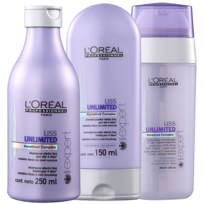L'Oréal Professionnel Liss Unlimited Sos Kit (3 Produtos)