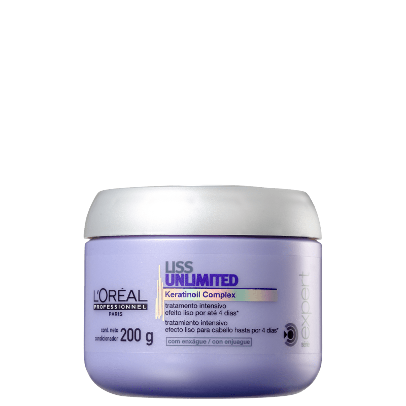 L'Oréal Professionnel Liss Unlimited Tratamento Intensivo - Máscara 200g