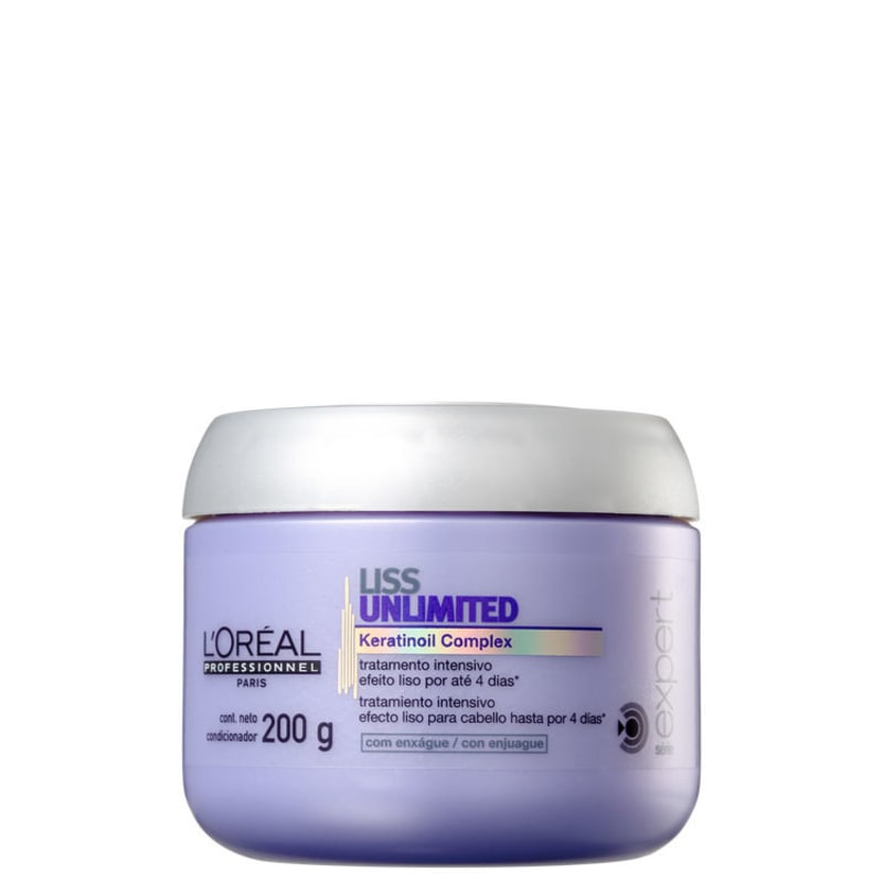 L'Oréal Professionnel Liss Unlimited Tratamento Intensivo - Máscara 200g