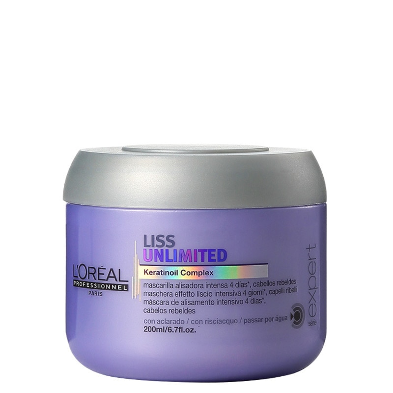 L'Oréal Professionnel Liss Unlimited Tratamento Intensivo - Máscara 200g