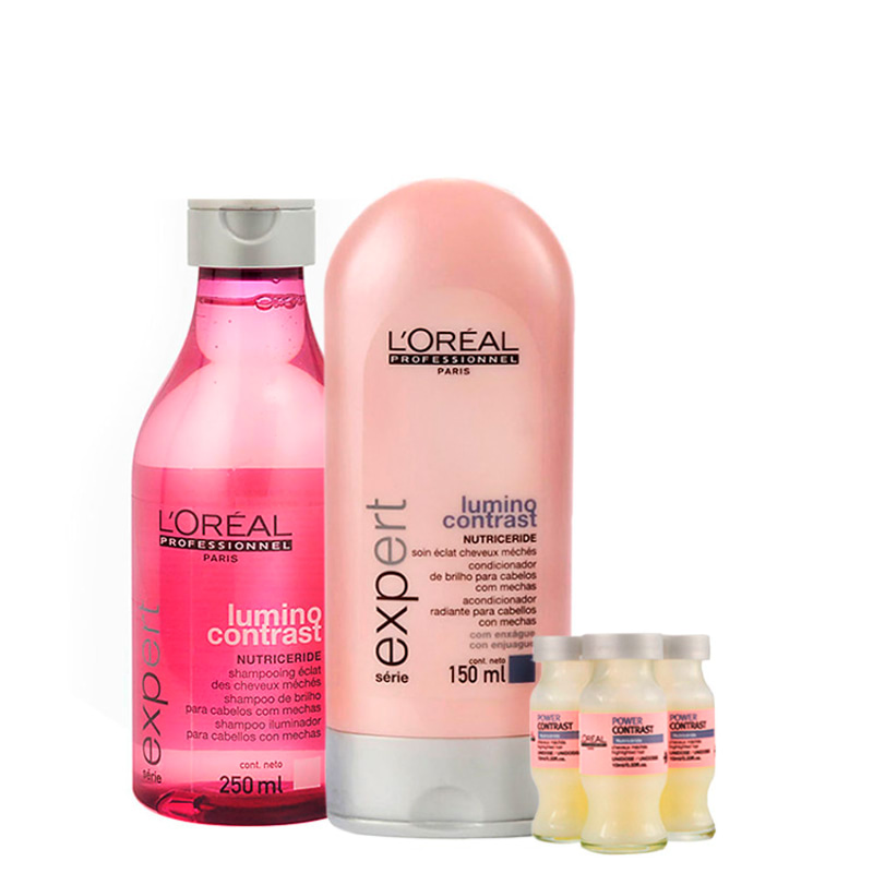 L'Oréal Professionnel Lumino Contrast Color Repair Kit (3 Produtos)
