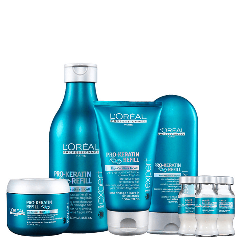 L'Oréal Professionnel Pro-Keratin Refill Power Treatment Kit (5 Produtos)