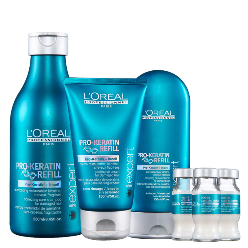 L'Oréal Professionnel Pro-Keratin Refill Restoration Kit (4 Produtos)