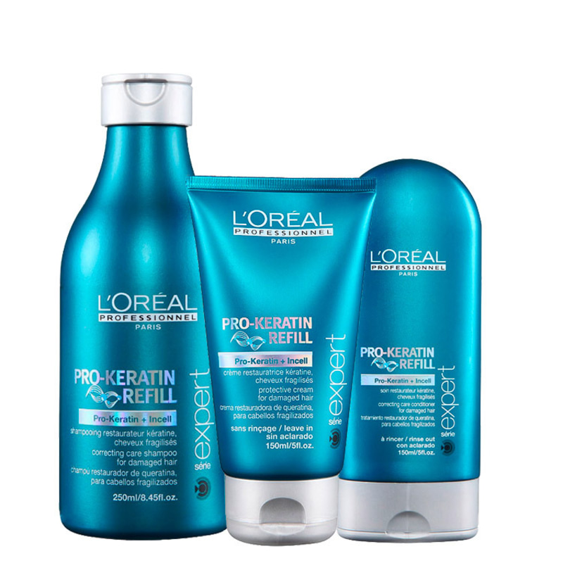 L'Oréal Professionnel Pro-Keratin Refill Thermo Protection Kit (3 Produtos)