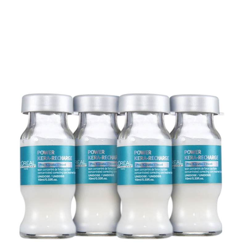 L'Oréal Professionnel Pro-Keratin Refill Power Kera-Recharge - Ampola de Tratamento 4x 10ml