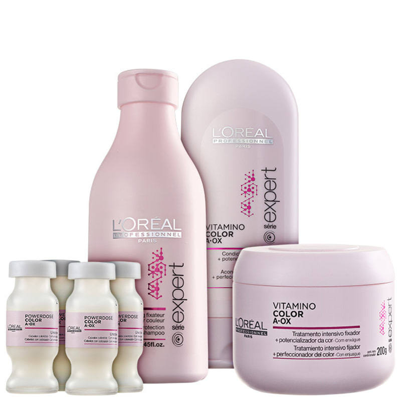 L'Oréal Professionnel Vitamino Color A.OX Treatment Kit (4 Produtos)