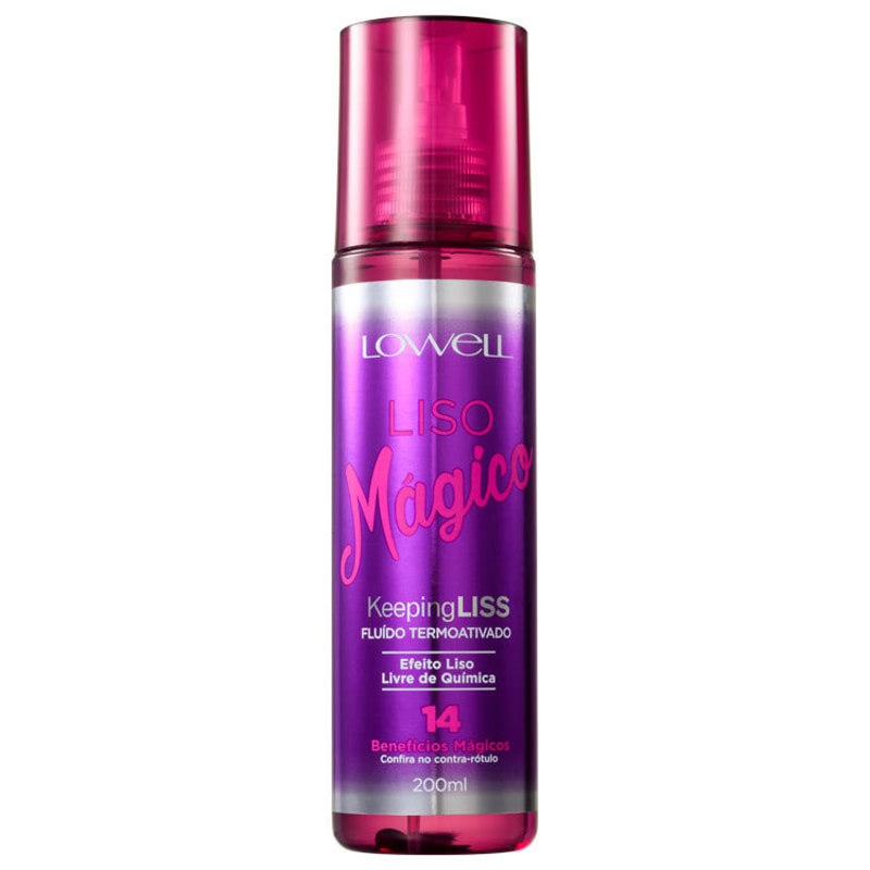 Lowell Keeping Liss Liso Mágico - Fluído Termoativado 200ml