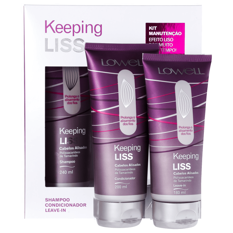 Lowell Keeping Liss Manutenção Completa Kit (3 Produtos)