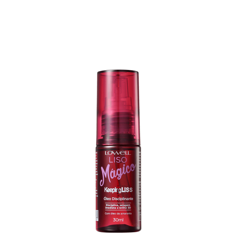 Lowell Liso Mágico Keeping Liss - Óleo Disciplinante 30ml