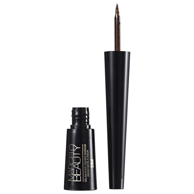 Marcelo Beauty Marrom - Delineador Líquido 2,5ml