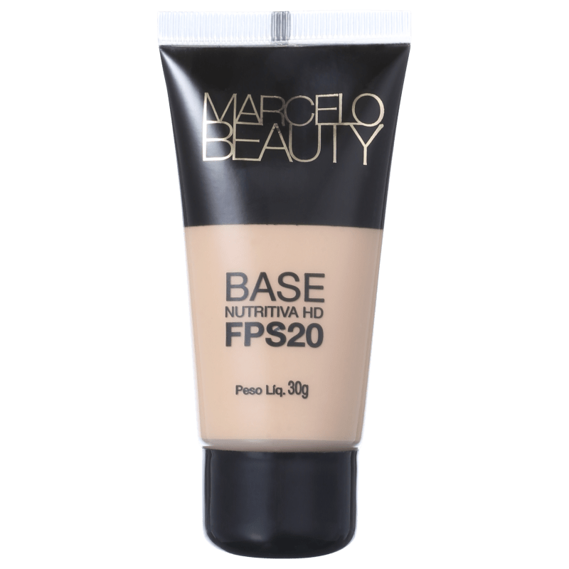 Marcelo Beauty Nutritiva HD FPS 20 Bege Natural - Base Líquida 30ml