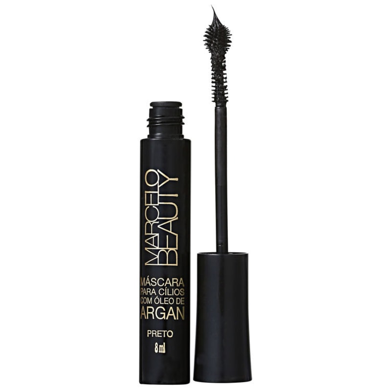 Marcelo Beauty Óleo de Argan Preto - Máscara para Cílios 8ml