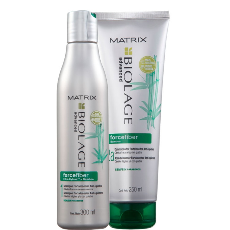 Matrix Biolage Forcefiber Fortalecedor Anti-Quebra Duo Kit (2 Produtos)
