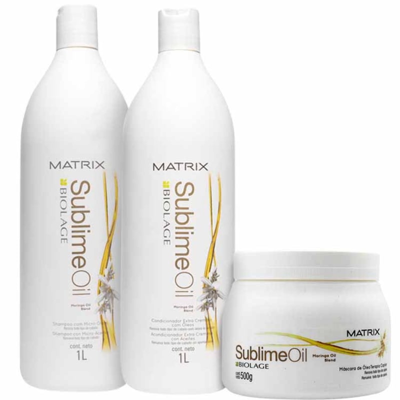 Matrix Biolage Sublime Oil Intense Salon Kit (3 Produtos)
