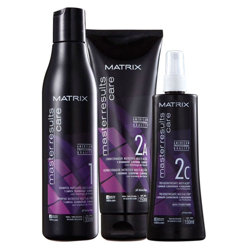 Matrix Master Results Care Pro-Queratinizante Kit (3 Produtos)